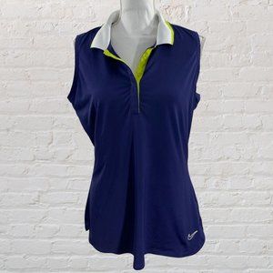 Royal Purple Nike Golf Performance Dri-Fit Sleeveless Top